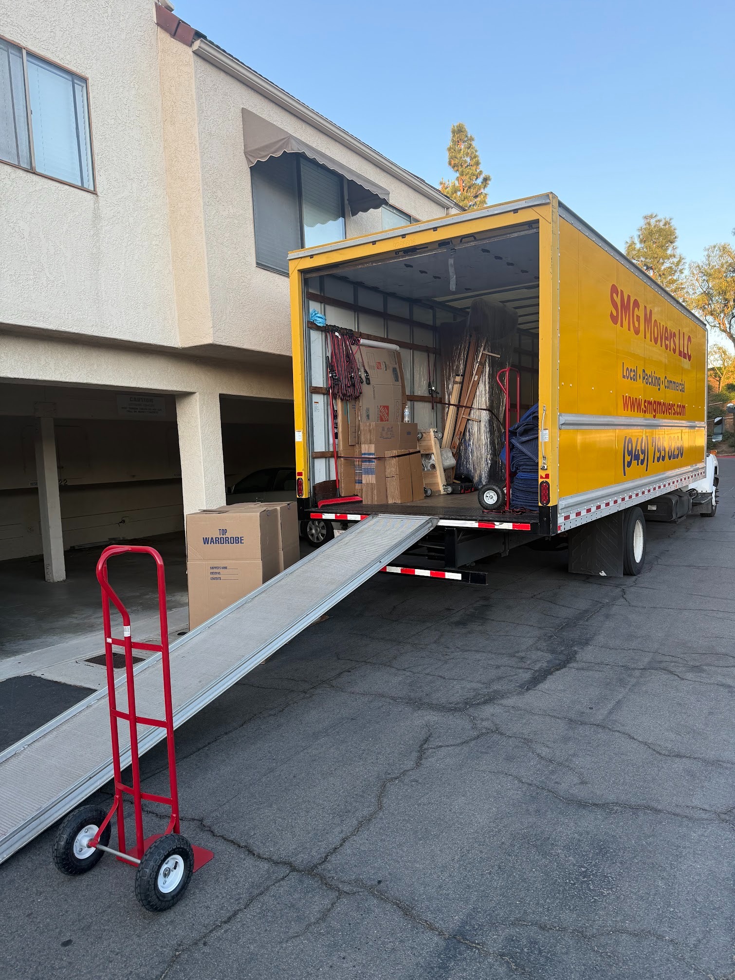 SMG Movers — professional moving services in Irvine and Orange County